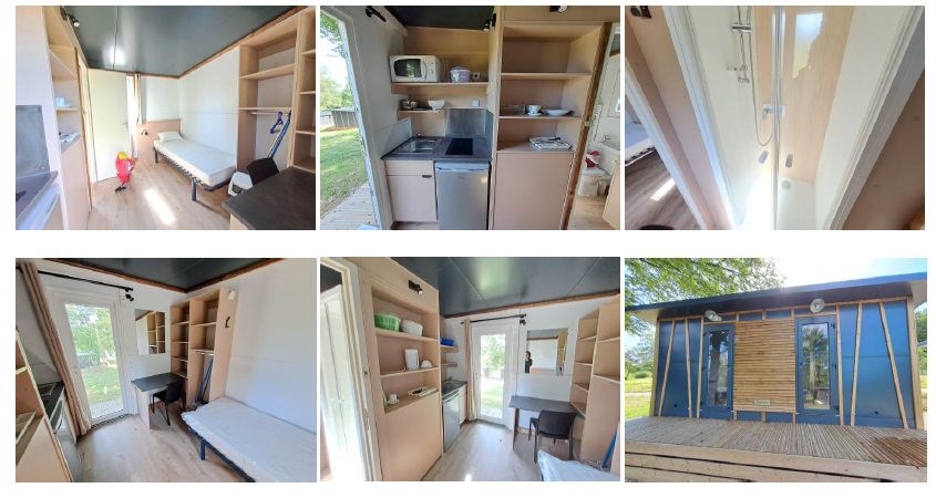 Logement saisonnier à Châteaucourt — intérieur et extérieur