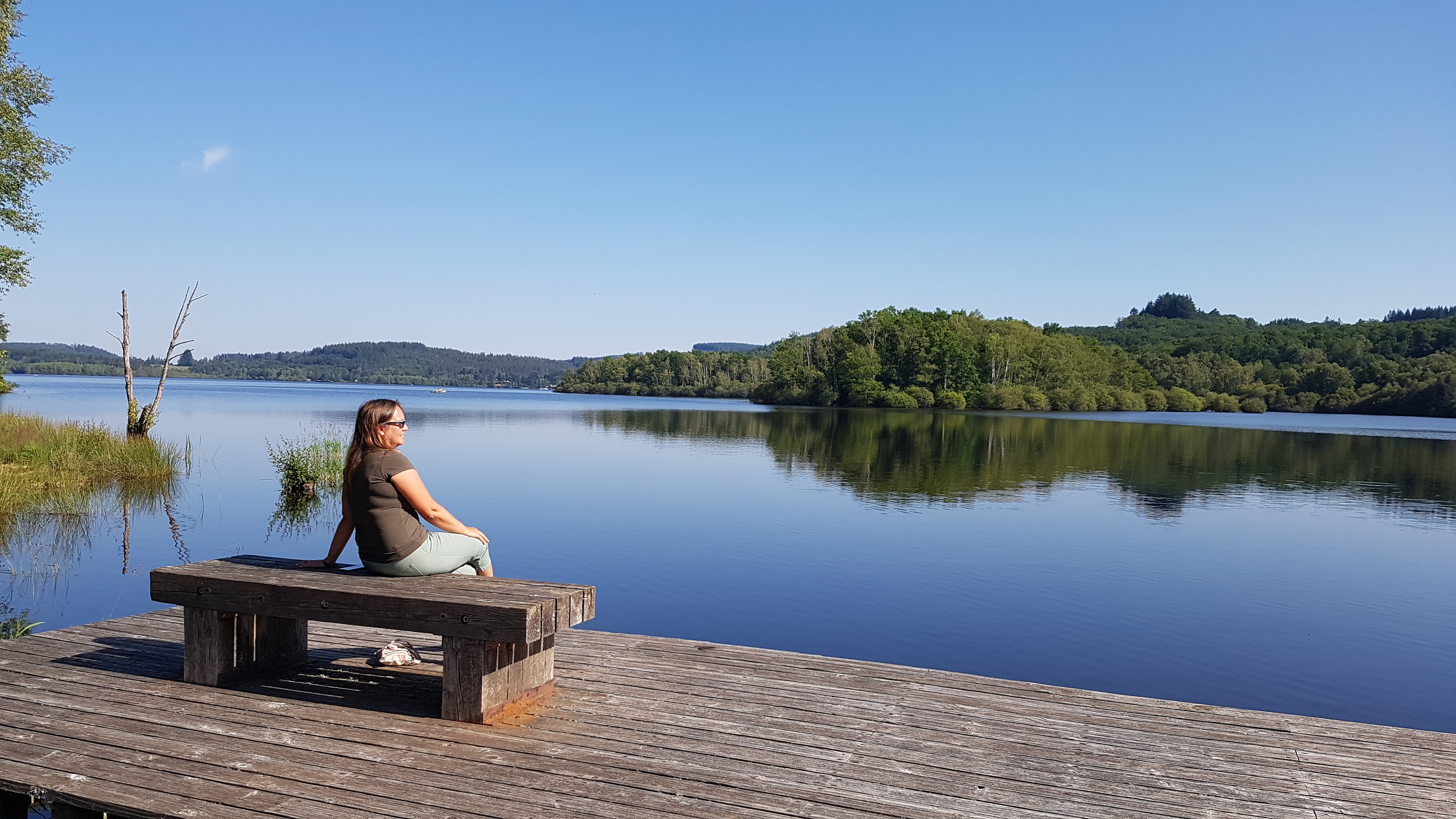 Ambiance lacustre au bord du lac de Vassivière — © L. Puissant